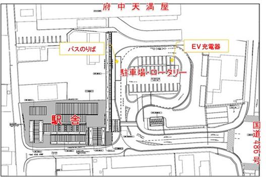 道の駅びんご府中配置図