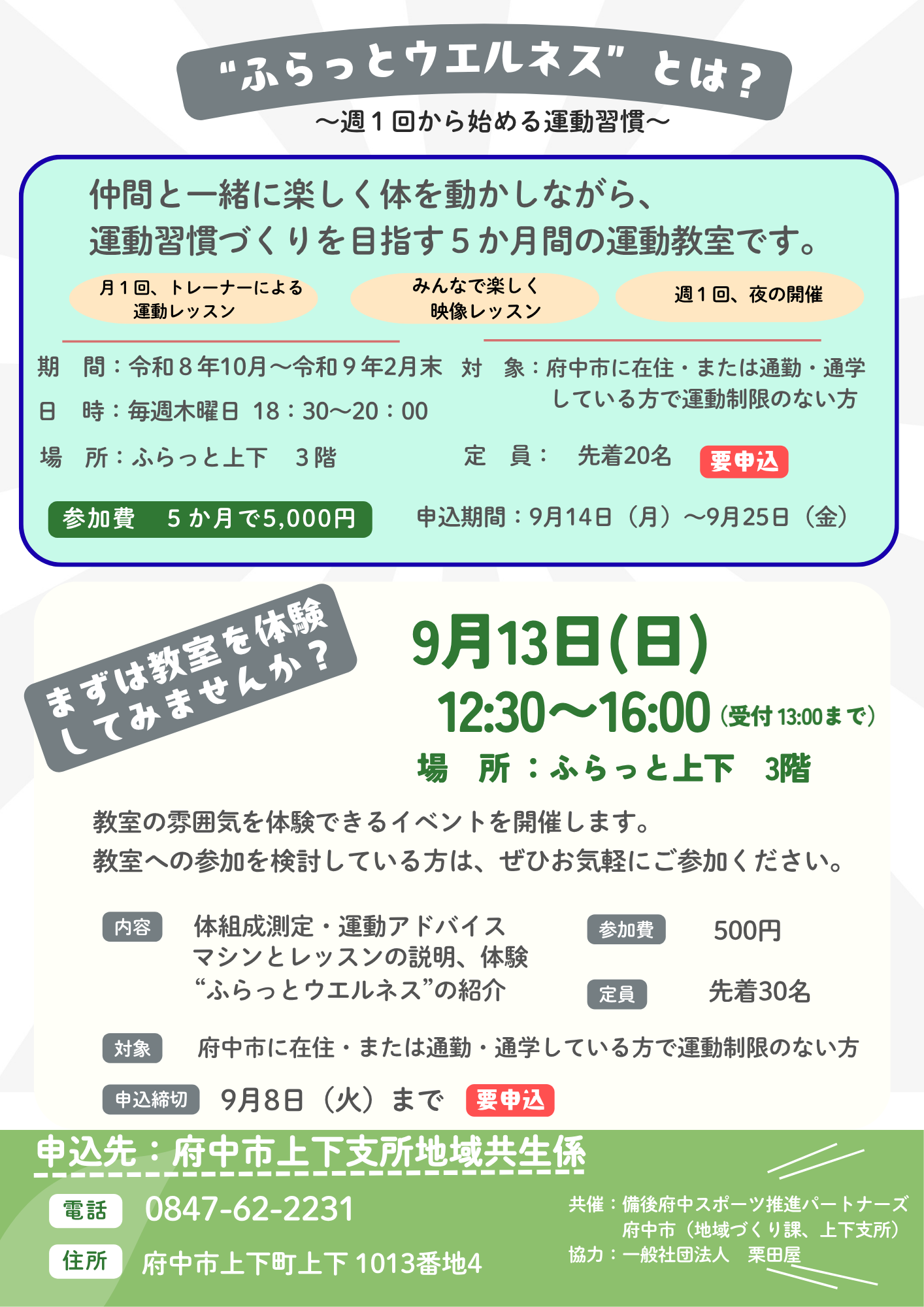 ふらっとウェルネスチラシ2