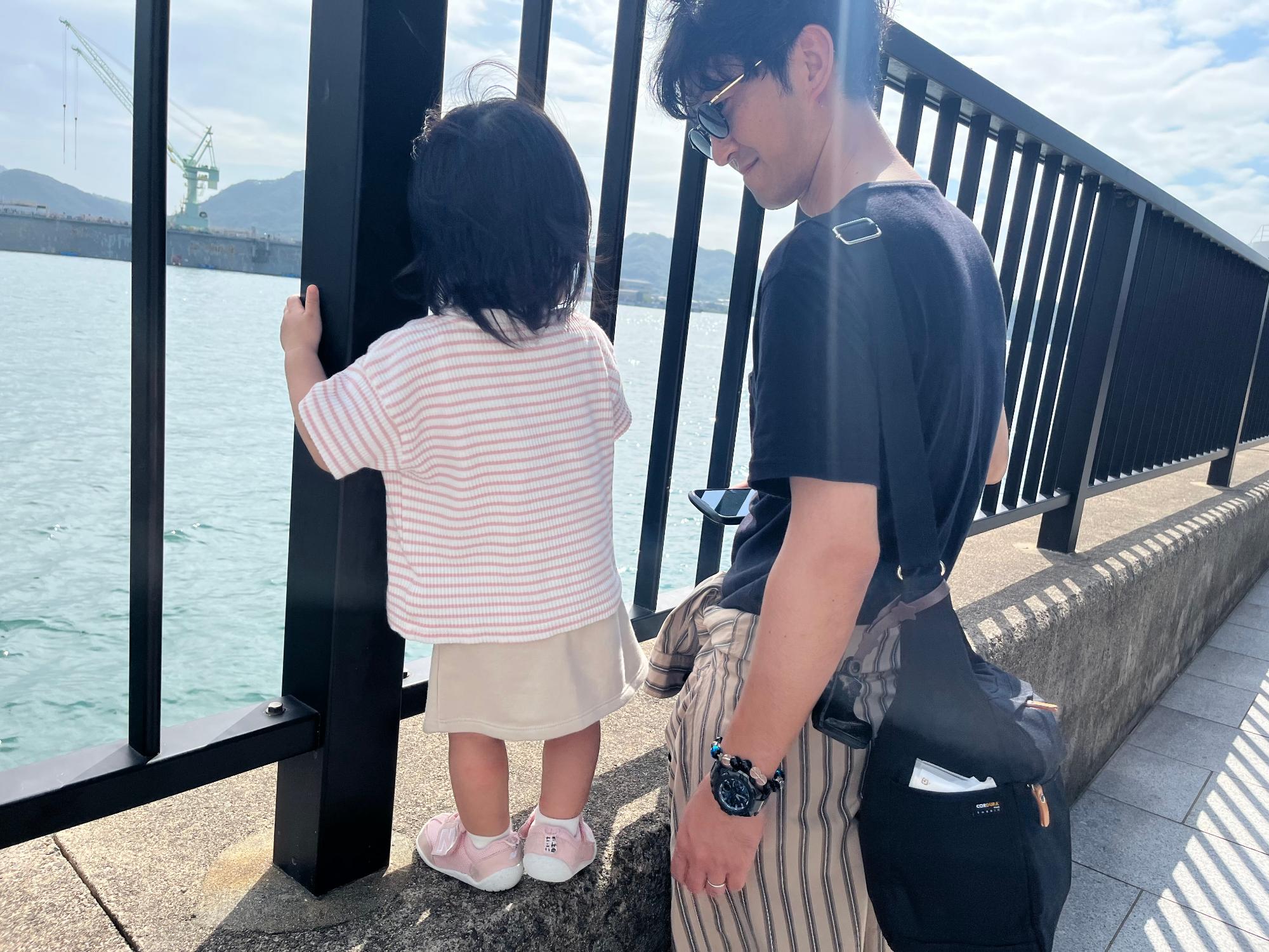 家族との時間を過ごす小池さん