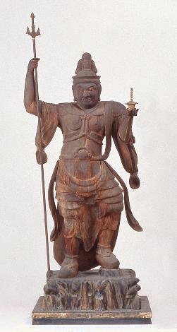 木造天部立像(伝多聞天)の写真