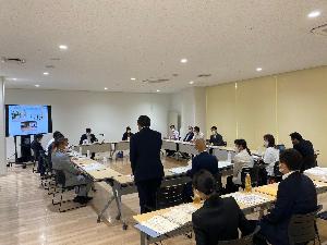 0907広島県議会 生活福祉保健委員会視察のお出迎え