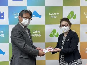 0506国際ソロプチミストからのウクライナ支援寄付受納式