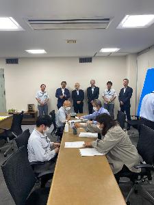 0928リョービ株式会社内マイナカード申請会場 視察