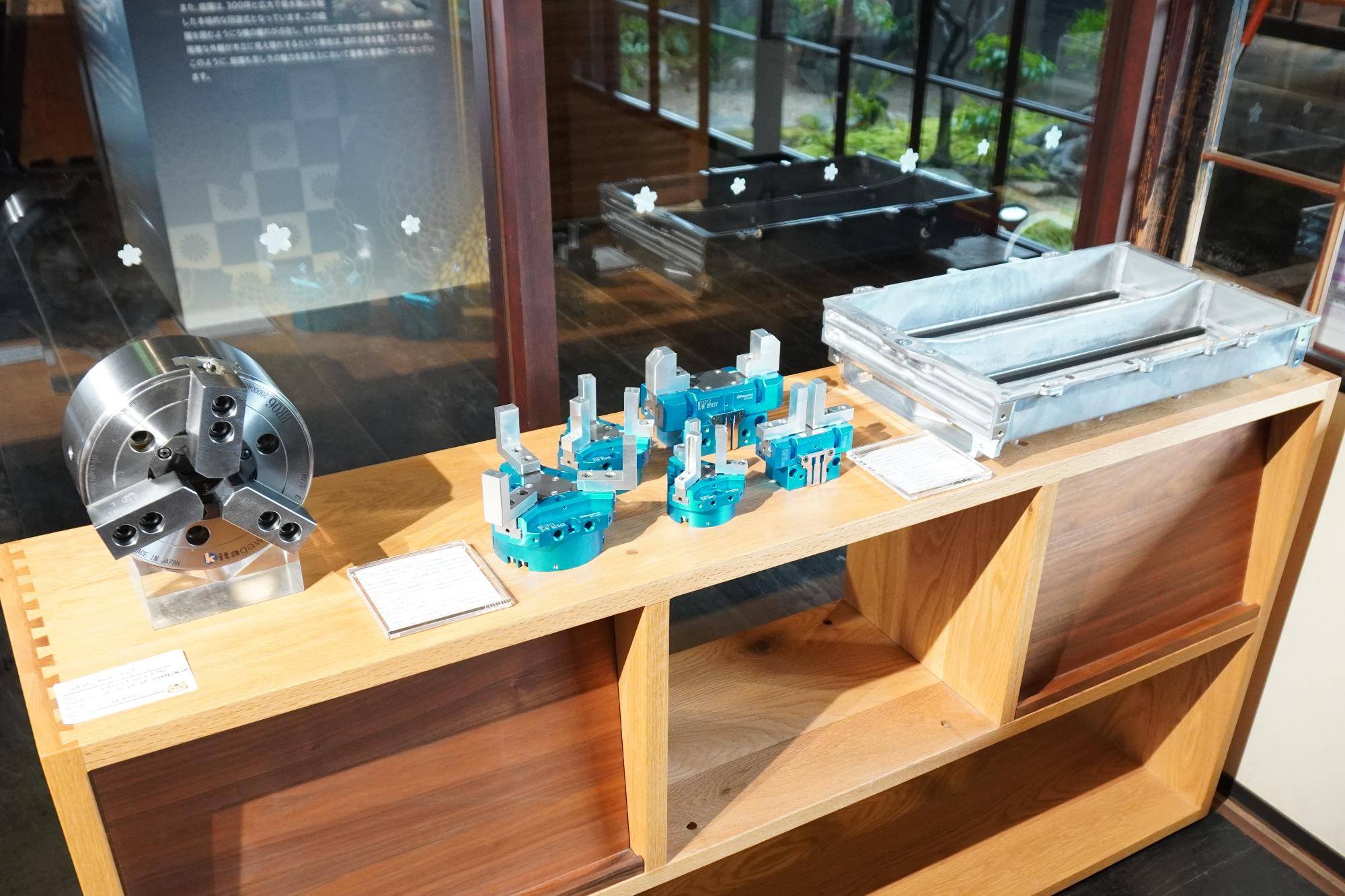 展示された府中市の産品