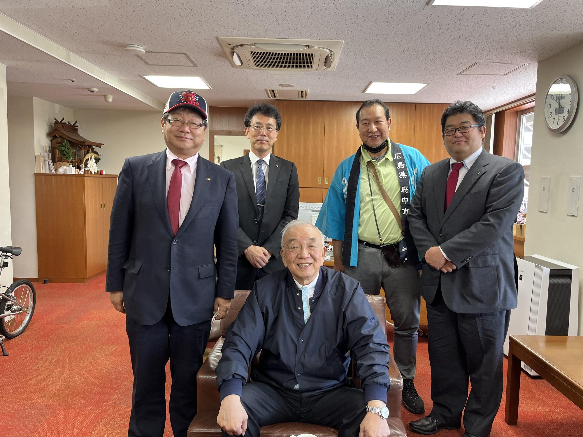 わがまち魅力発信隊 松田オーナーへのご挨拶
