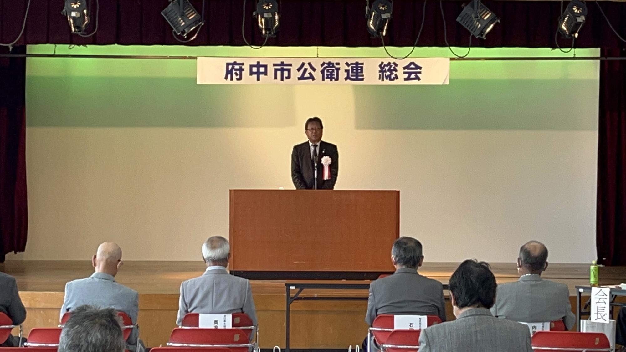 挨拶の様子