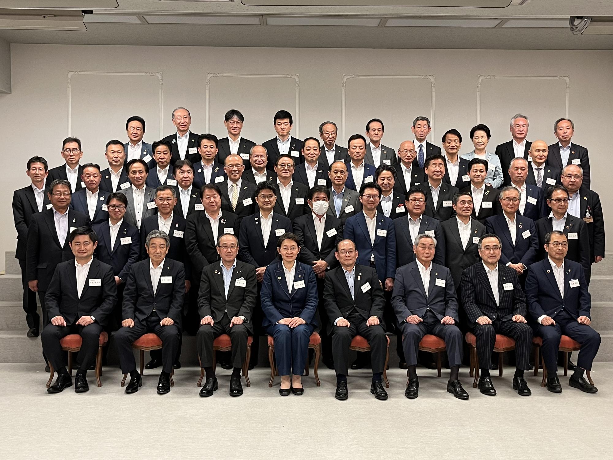 各市長との集合写真
