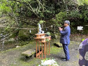 安全祈願の様子