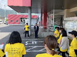 挨拶の様子