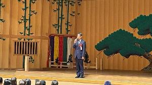 挨拶の様子