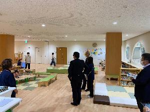 8.10 小林 嘉文 笠岡市長ほか府中市視察のお出迎え