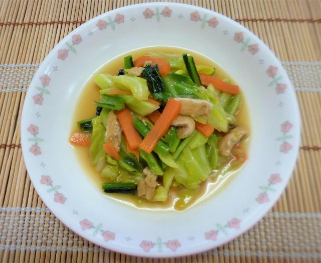 キャベツの甘辛煮出来上がり