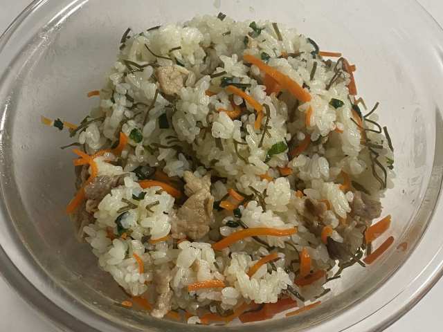 ご飯と混ぜる