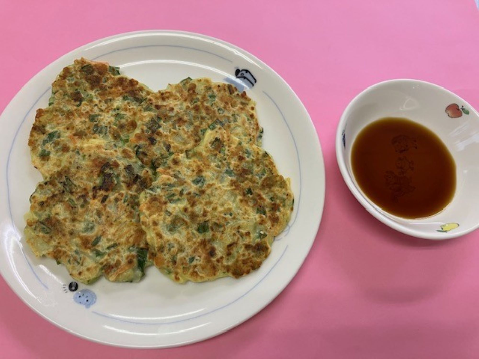 チーズチヂミ出来上がり