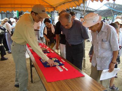 遺跡見学会の様子