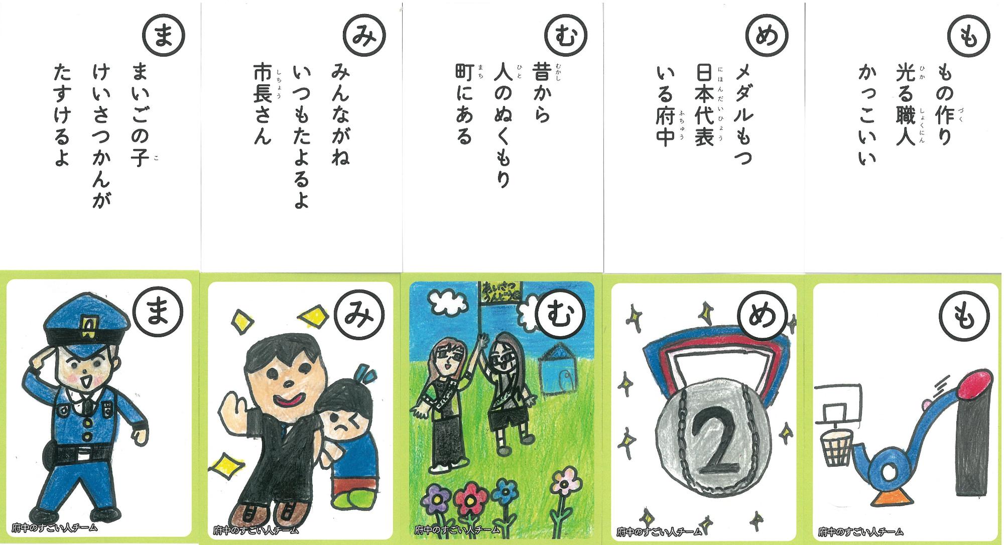 国府カルタ まみむめも