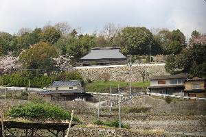 桑田家住宅主屋遠景の写真