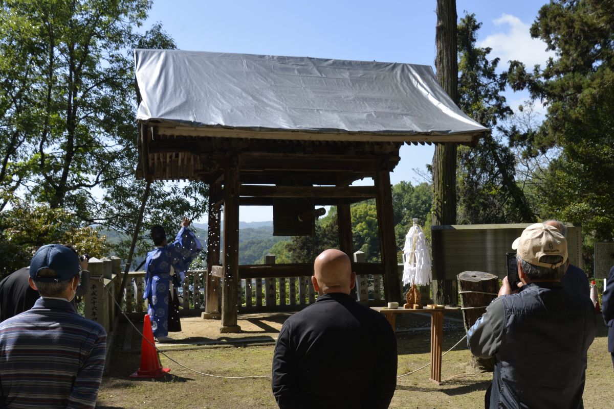 南宮神社鐘撞堂修復工事安全祈願祭