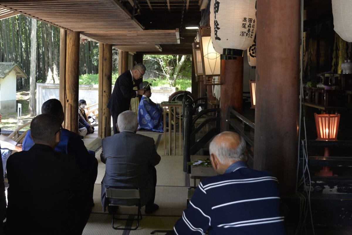 南宮神社鐘撞堂修復工事安全祈願祭