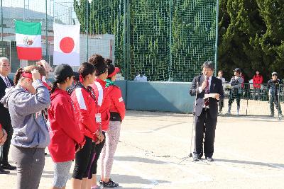 中須スポーツ交流会市長挨拶