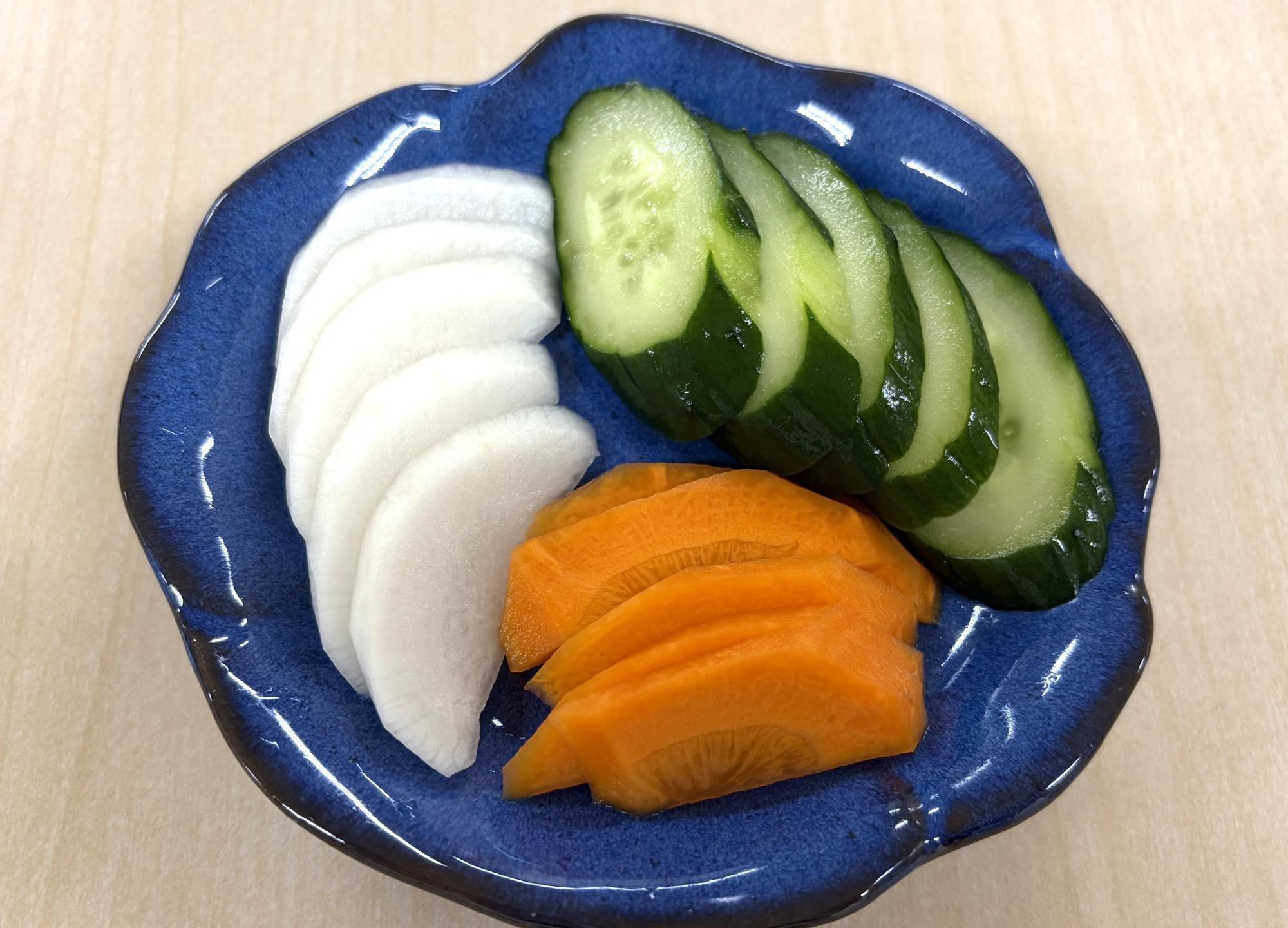 塩麹の浅漬け
