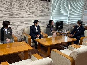 10.21明治安田生命保険相互会社からの「私の地元応援募金」寄附受納式