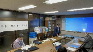 挨拶の様子