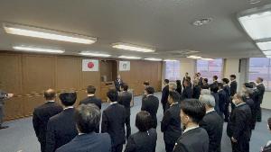 訓示の様子