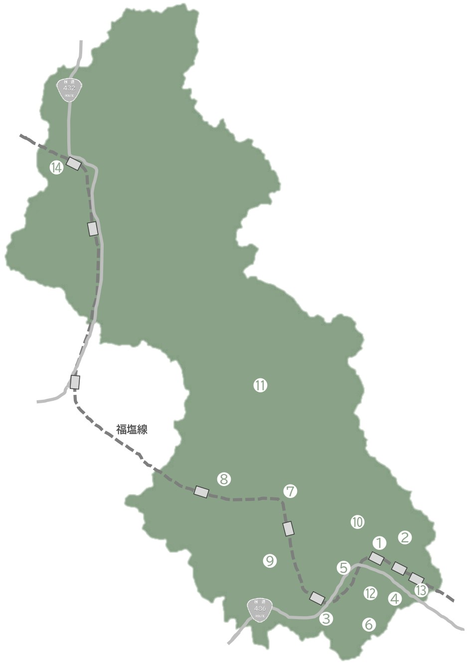 府中市公民館マップ