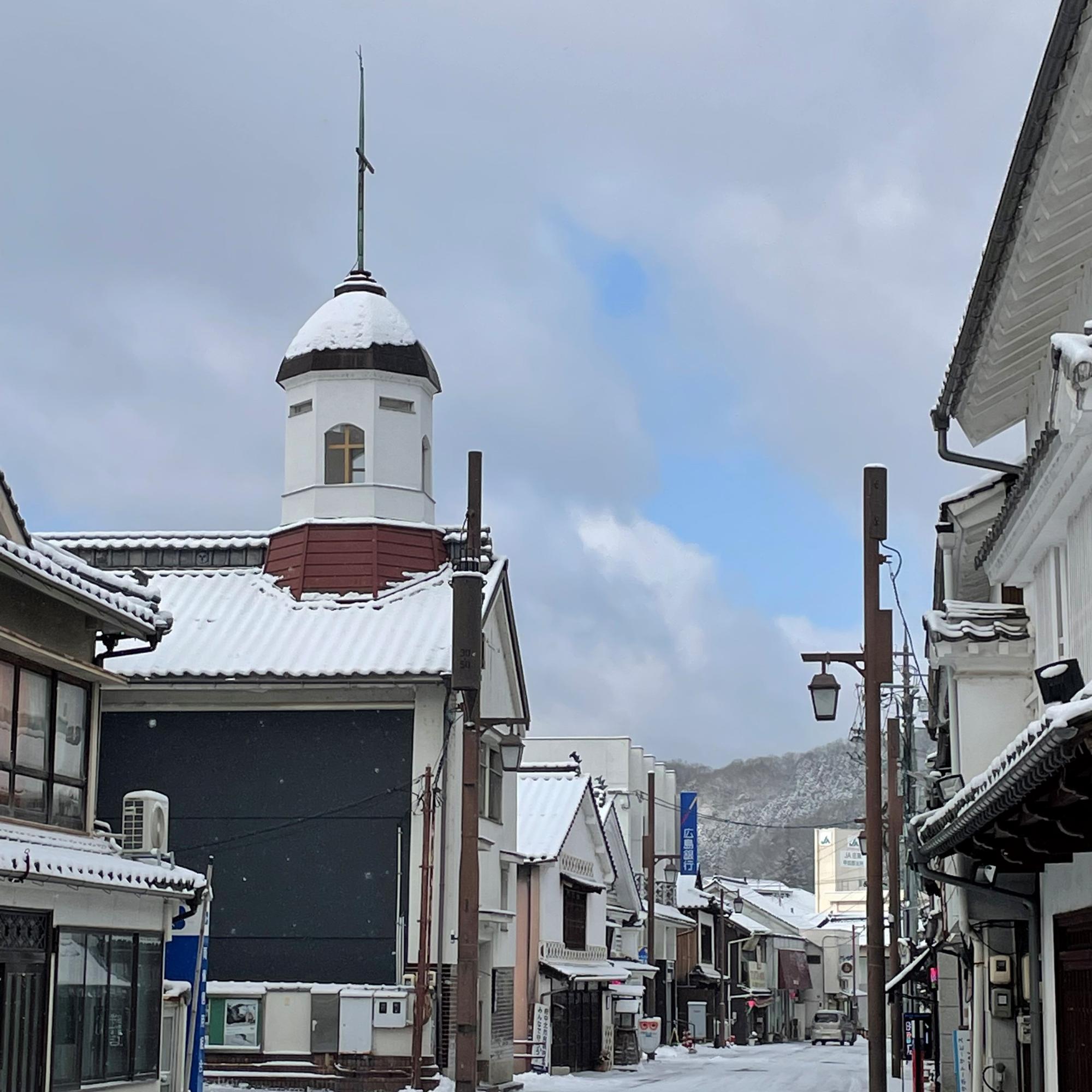 白壁の町並み