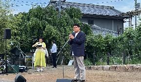 挨拶の様子