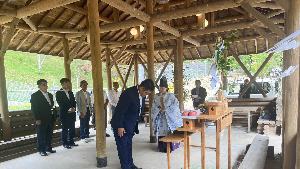 安全祈願の様子