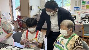 視察の様子