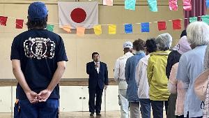 挨拶の様子