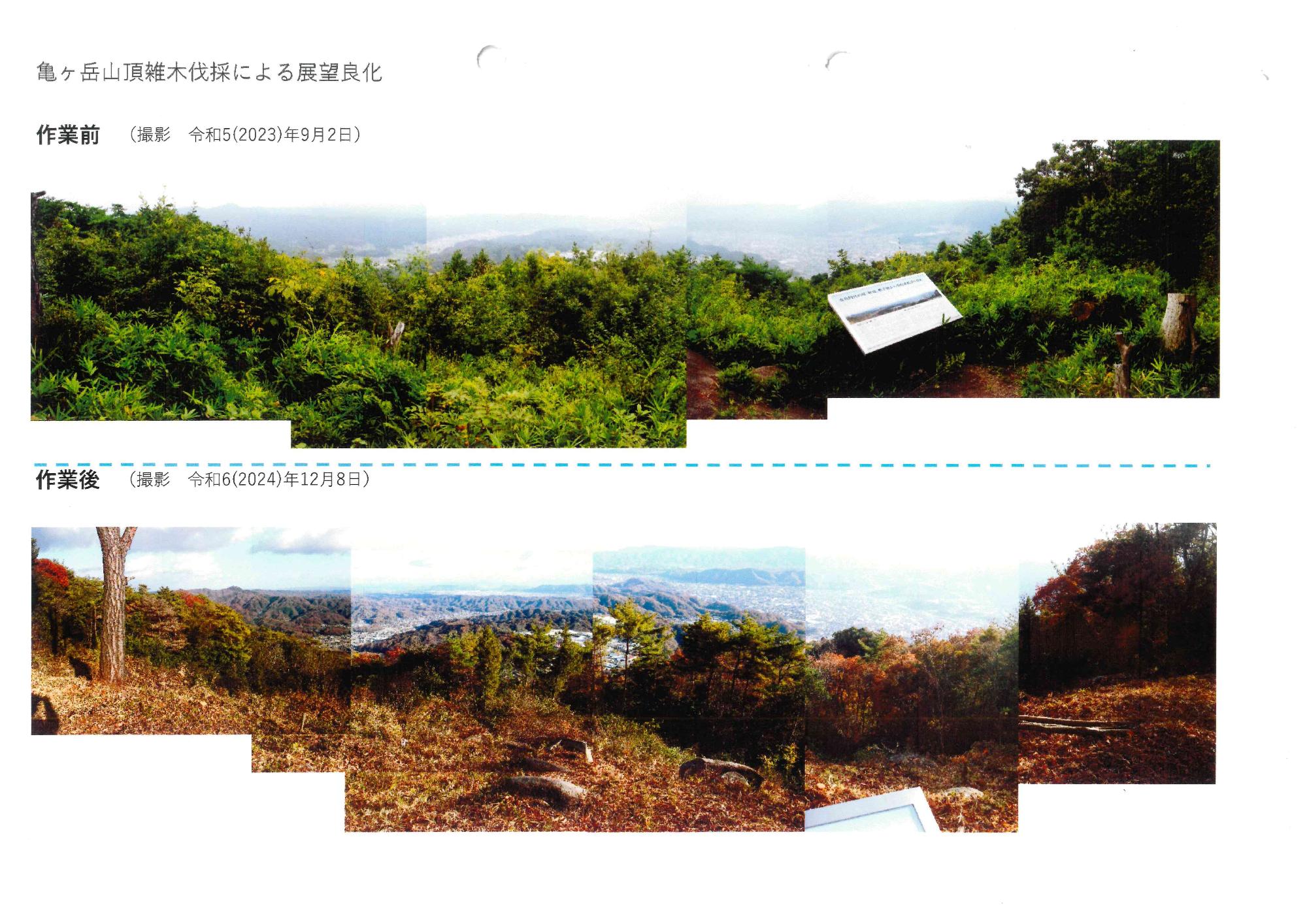 亀ケ岳山頂