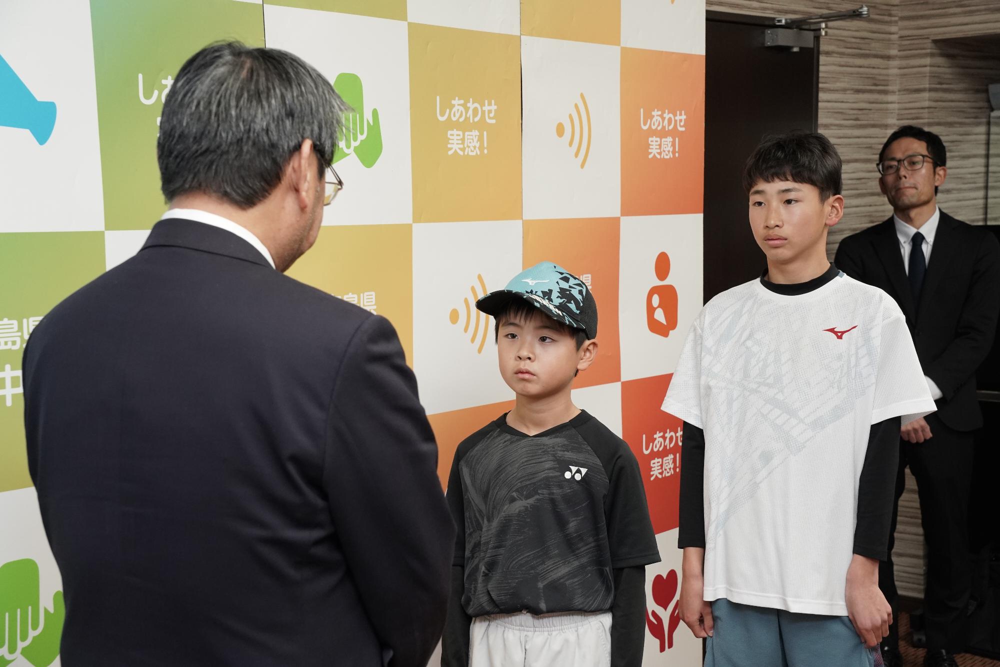 選手による決意表明