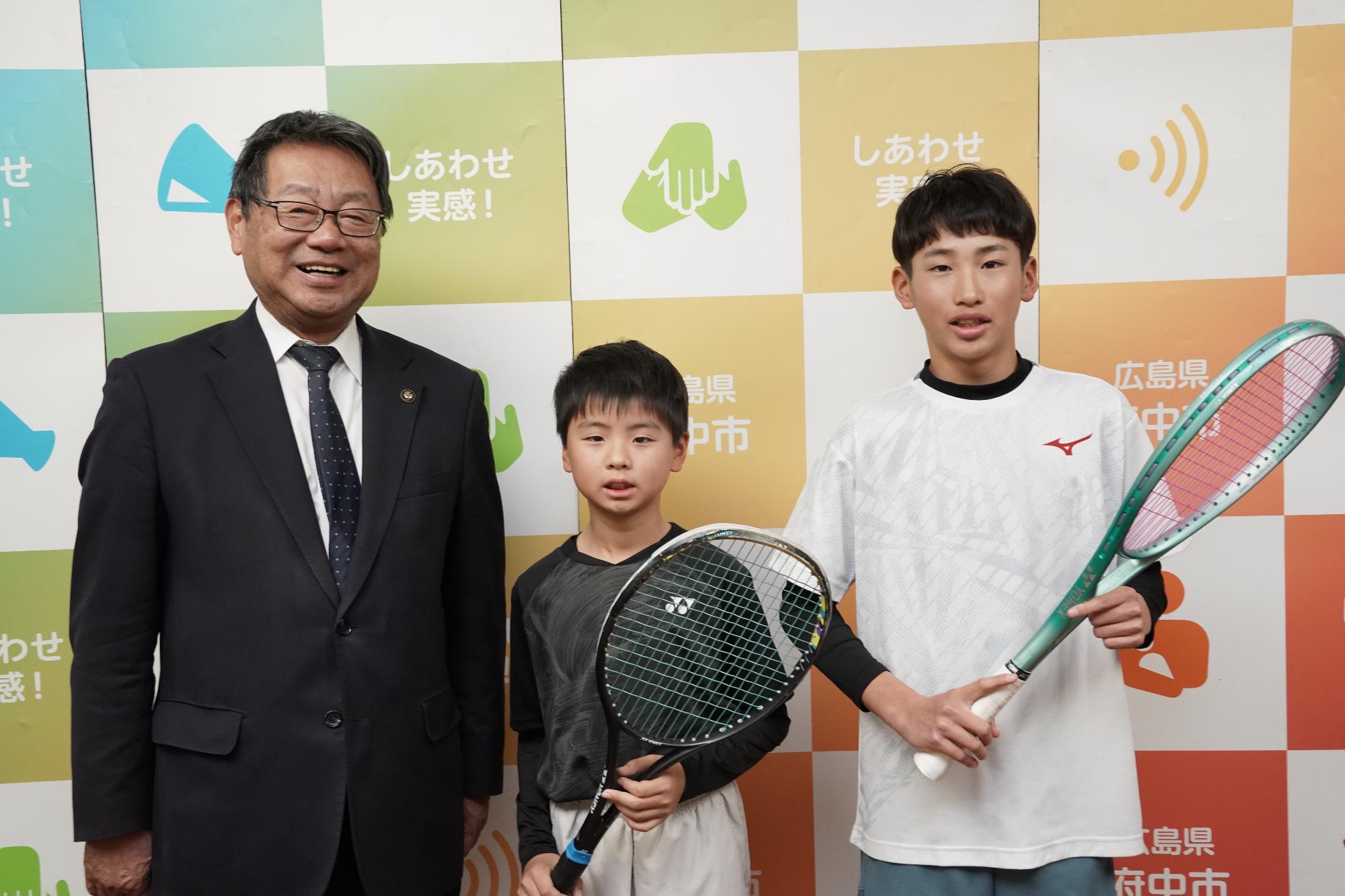 ソフトテニス大会出場選手