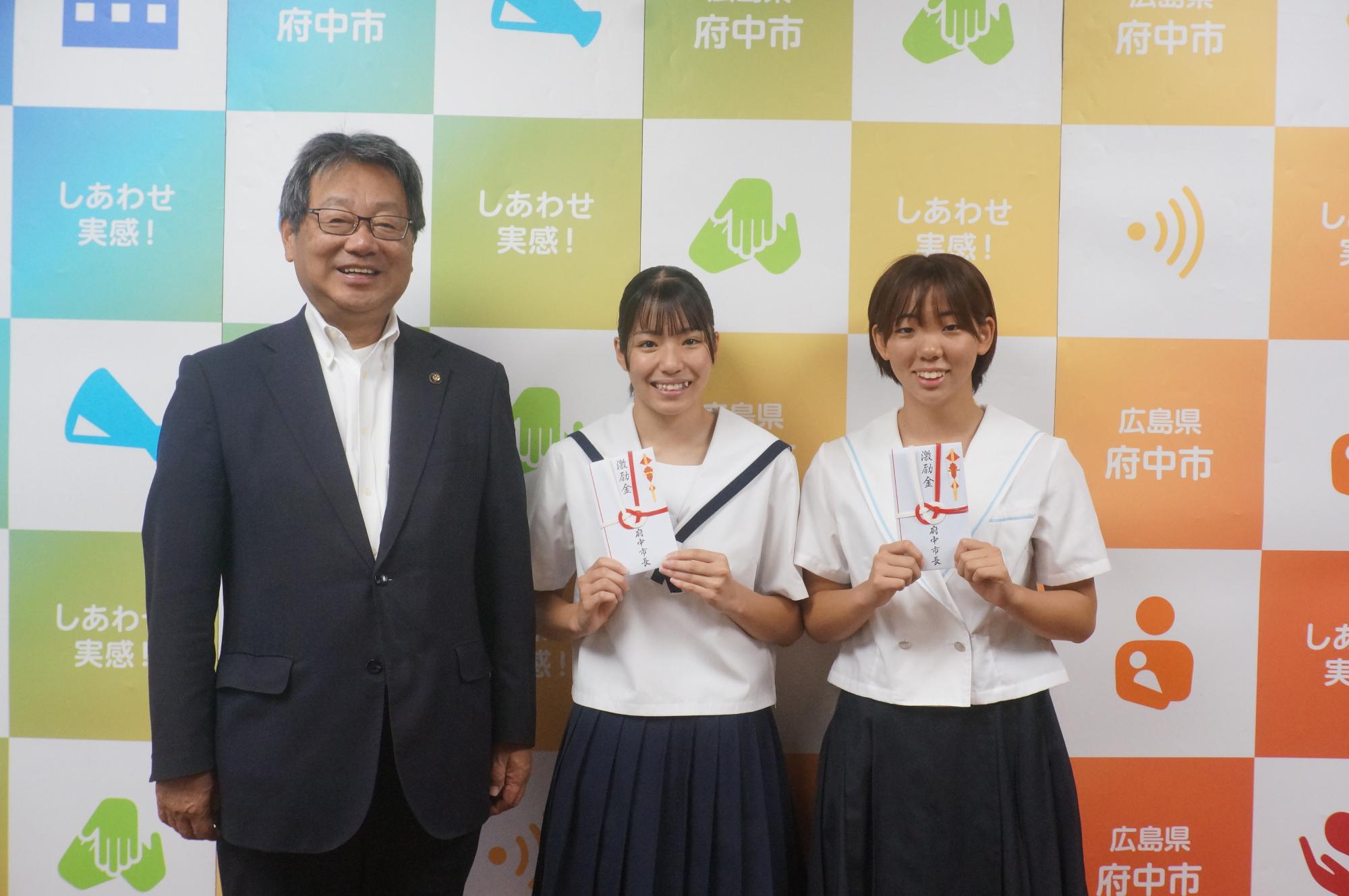 インターハイ出場選手表敬訪問