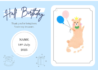 足形ぺったんアート