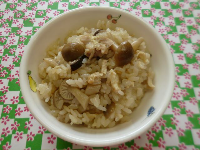 きのこの炊き込みご飯