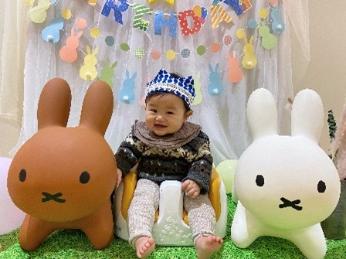 ハーフバースデー フォトコーナー