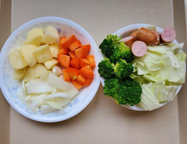 野菜のスープ煮カット野菜