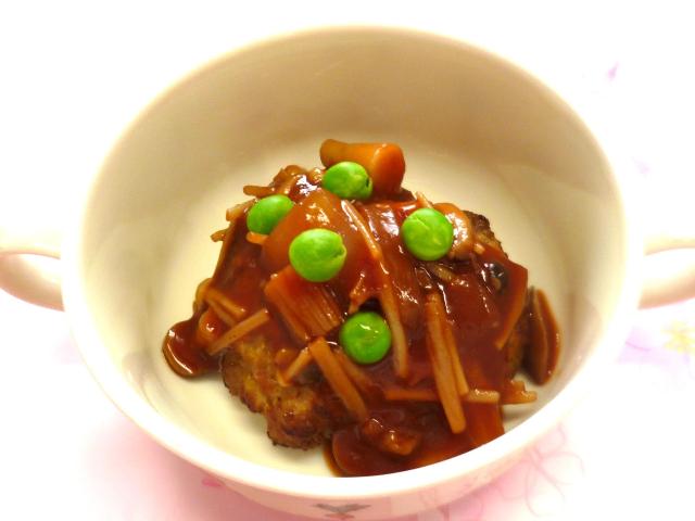 豆腐ハンバーグ出来上がり写真