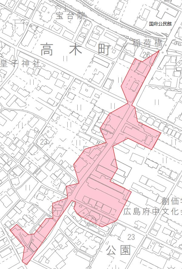 高木町 稲荷橋南側